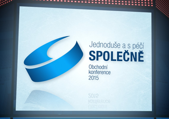 2015 - Client: ČSOB Pojišťovna, Pardubice / Ice hockey theme GFX package for annual conference
